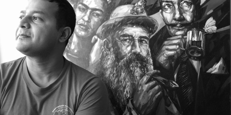 Ragib Paul, plastic artist painter