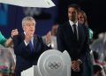 Committee (IOC) President Thomas Bach speech during the Opening Ceremony of the Olympic Games Paris 2024