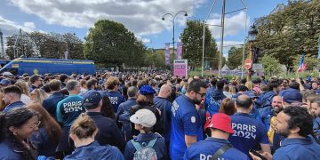 The celebration of Champions on the Champs-Élysées